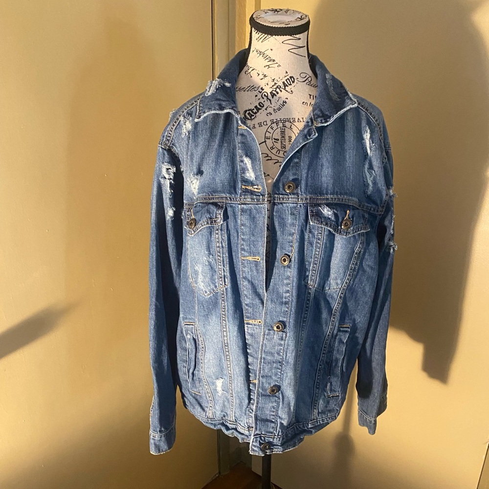 Sneak Peek Blue Denim jean jacket